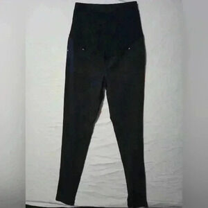 Time and tru black stretch skinny maternity pants Sz S (4-6)